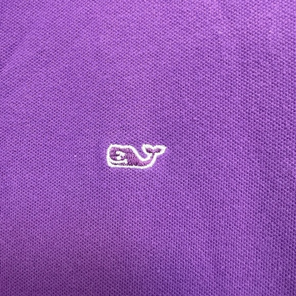 Vineyard Vines Women’s Tennis Golf Dress Polo Colar Purple Short Sleeve Medium - Picture 4 of 5